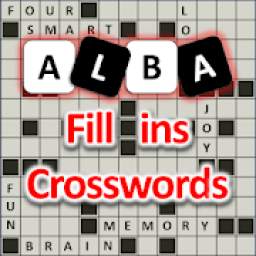 Fill ins puzzles,addictive cross word puzzle games