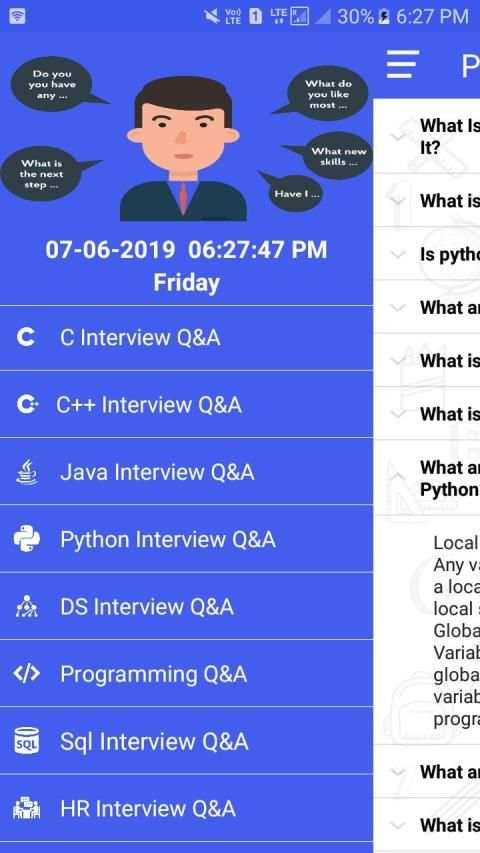 Python Interview Questions Answer (Offline) screenshot 6