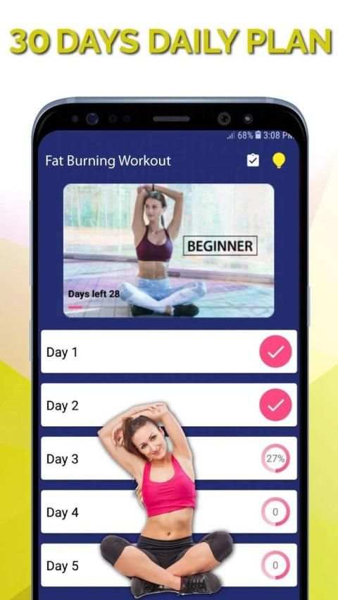 Fat Burning Workout – fast weight loss exercises स्क्रीनशॉट 4