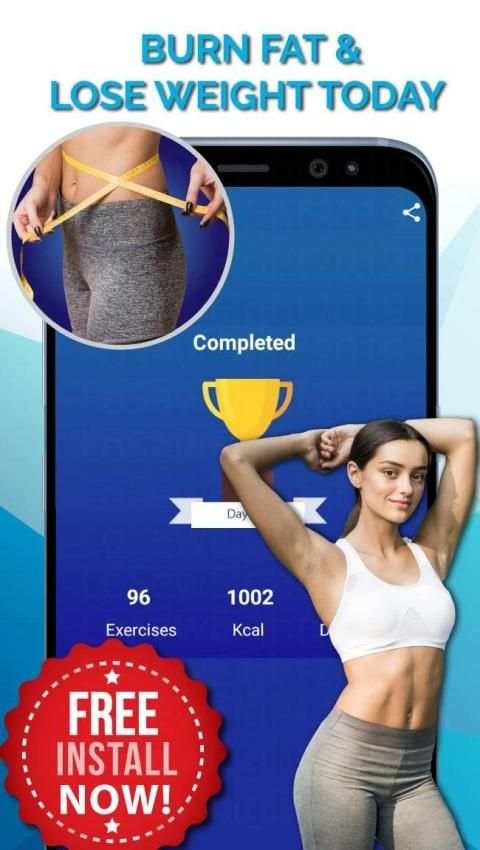 Fat Burning Workout – fast weight loss exercises स्क्रीनशॉट 1