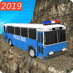 Police Bus Mountain Driving आइकन