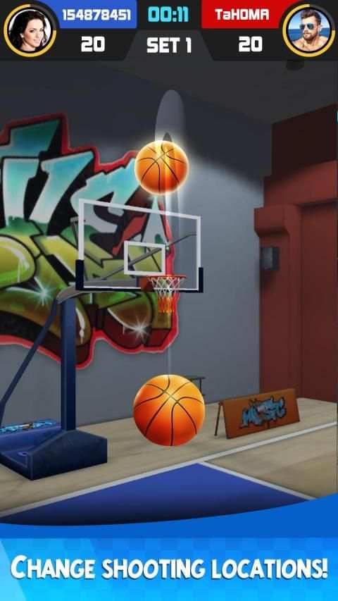Basketball Tournament - Free Throw Game screenshot 3