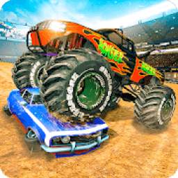 Extreme Monster Truck Crash Derby Stunts