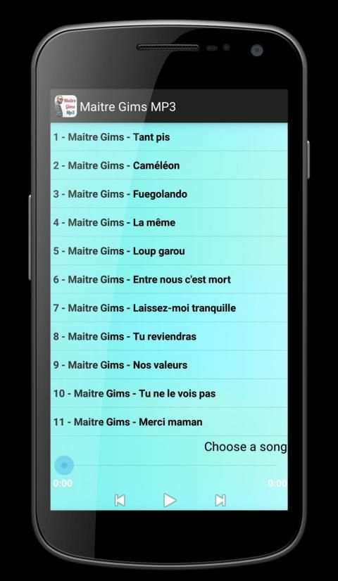 Musiques Maître Gims 2019 screenshot 1