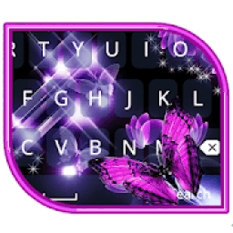 ikon Keyboard Ungu Lucu