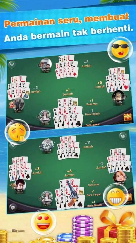 Capsa Susun - QiuQiu Gaple Free screenshot 3