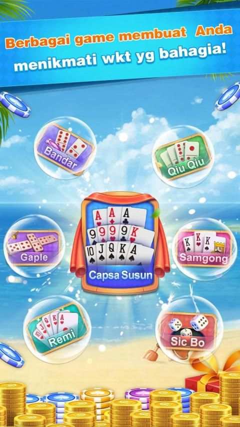 Capsa Susun - QiuQiu Gaple Free screenshot 4