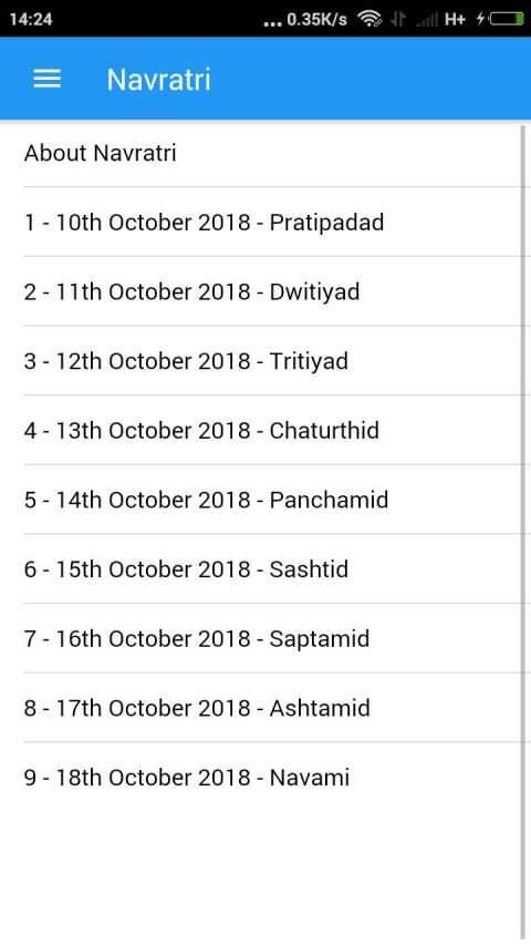 Navratri Colours 2019 screenshot 5