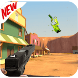 ikon Bottle Shooter Game - Gun Shooting Target Practice