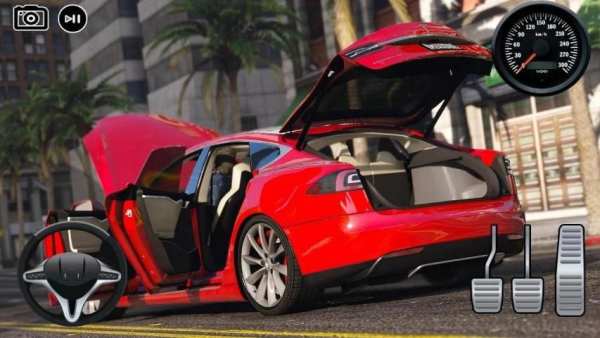 Driving Energy Model S Racing Simulator screenshot 3