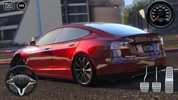 Driving Energy Model S Racing Simulator screenshot 1