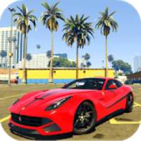 Driving Ferrari F12 Berlinetta Racing Simulator