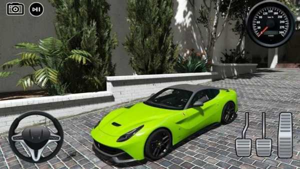 Driving Ferrari F12 Berlinetta Racing Simulator स्क्रीनशॉट 1