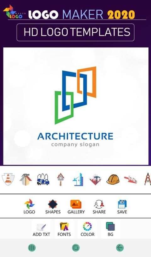 Logo Maker 2019 - Logo Creator, Generator & Design स्क्रीनशॉट 5