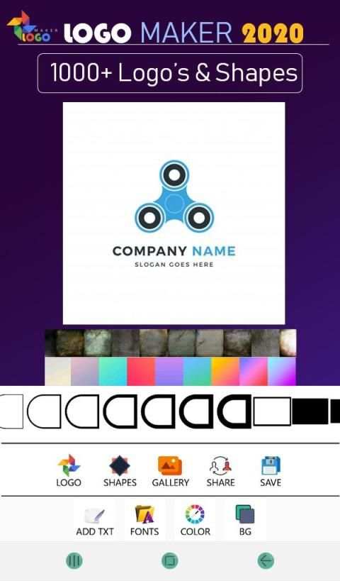 Logo Maker 2019 - Logo Creator, Generator & Design स्क्रीनशॉट 4