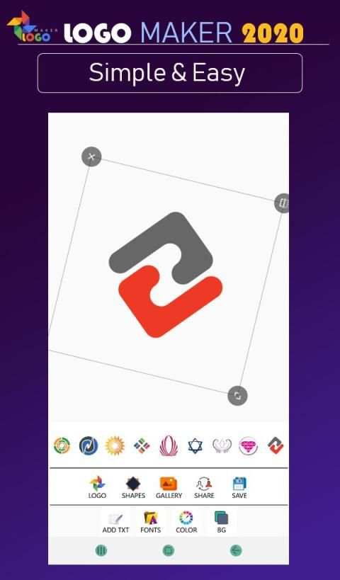 Logo Maker 2019 - Logo Creator, Generator & Design स्क्रीनशॉट 9