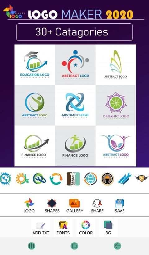 Logo Maker 2019 - Logo Creator, Generator & Design स्क्रीनशॉट 14