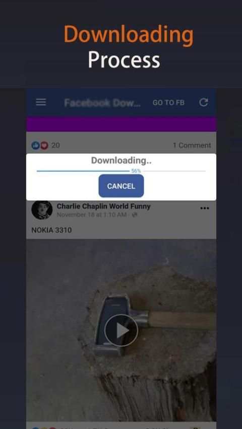 Facebook Download Box screenshot 1