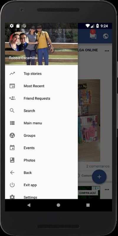 Material For Facebook स्क्रीनशॉट 10