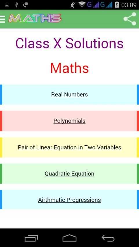 Class 10 Maths Solutions screenshot 7