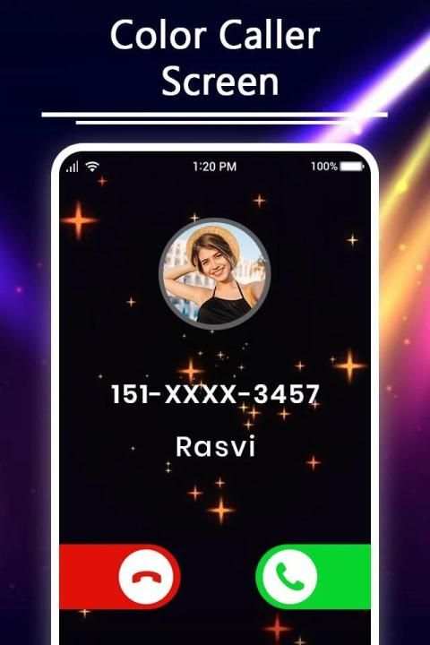 Color Caller Screen – Color Your incoming Call 3 تصوير الشاشة