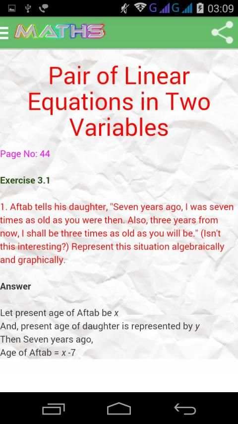 Class 10 Maths Solutions screenshot 5