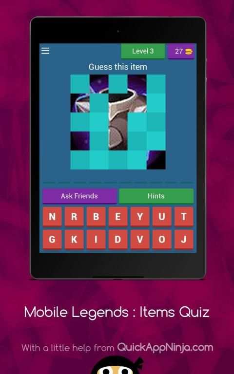 Mobile Legends : Items Quiz screenshot 3