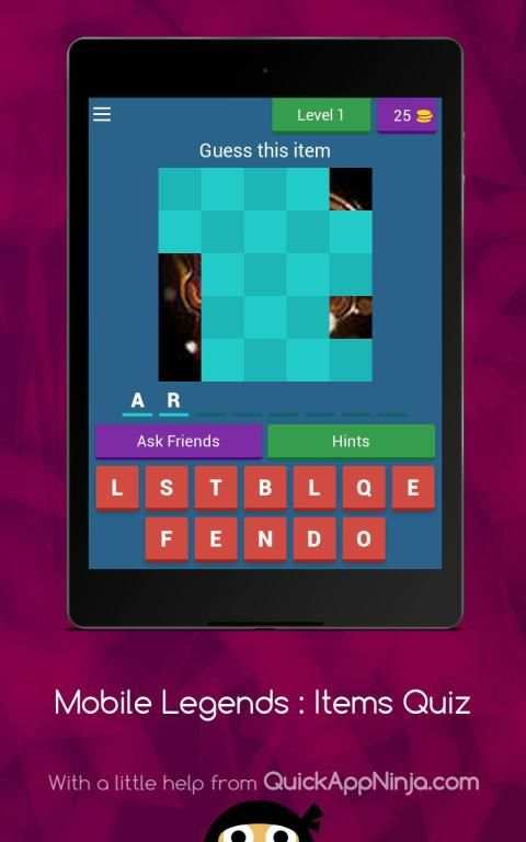 Mobile Legends : Items Quiz screenshot 6
