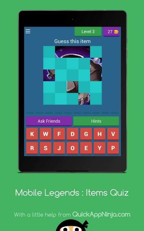 Mobile Legends : Items Quiz screenshot 9