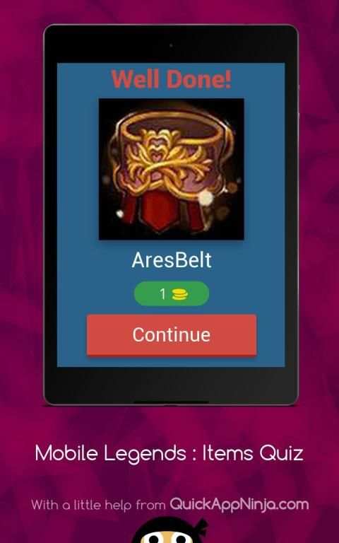 Mobile Legends : Items Quiz screenshot 5