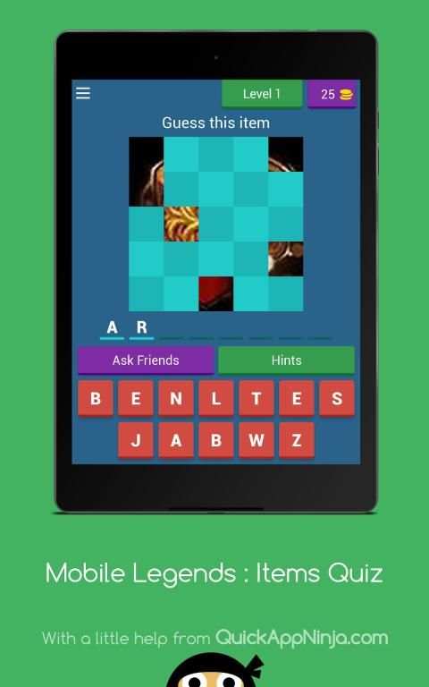 Mobile Legends : Items Quiz screenshot 12