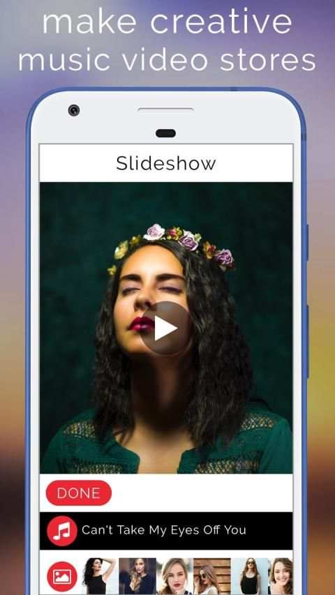 Photo Video maker with music - Slideshow maker स्क्रीनशॉट 1
