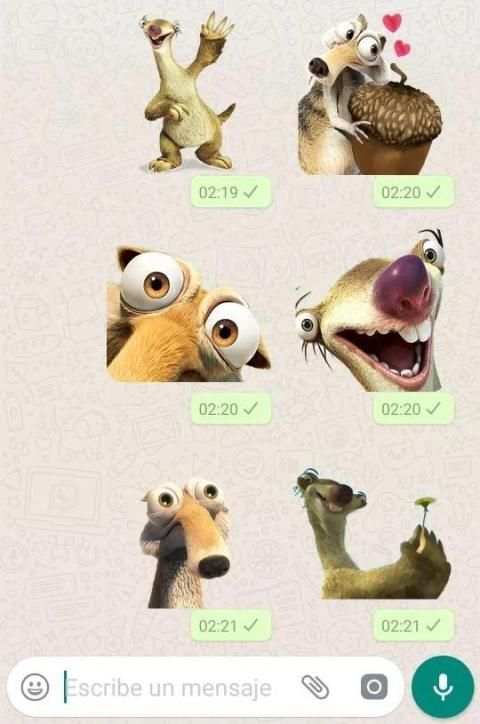 Stickers Era del Hielo para WhatsApp screenshot 3