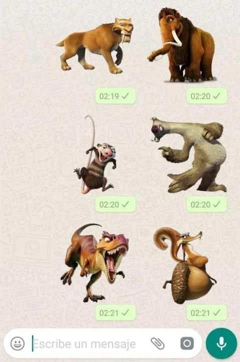 Stickers Era del Hielo para WhatsApp screenshot 4