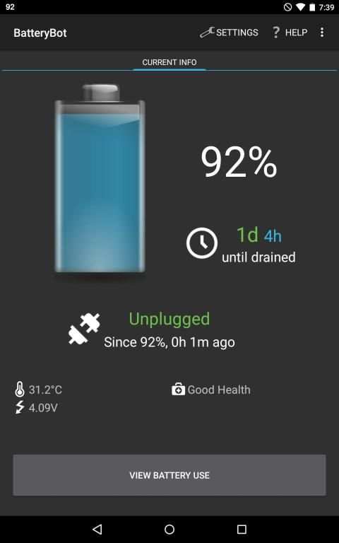 BatteryBot Battery Indicator स्क्रीनशॉट 4