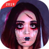 Halloween Makeup Photo Editor 2019