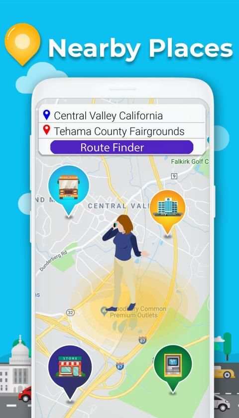 Super GPS Compass Map for Android 2019 स्क्रीनशॉट 5