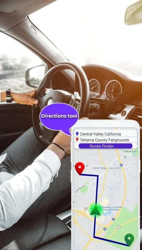 Super GPS Compass Map for Android 2019 स्क्रीनशॉट 7