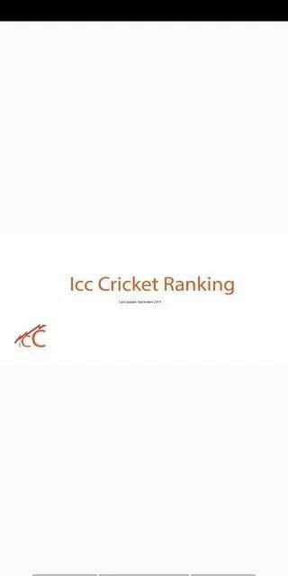 Icc Cricket Ranking screenshot 1
