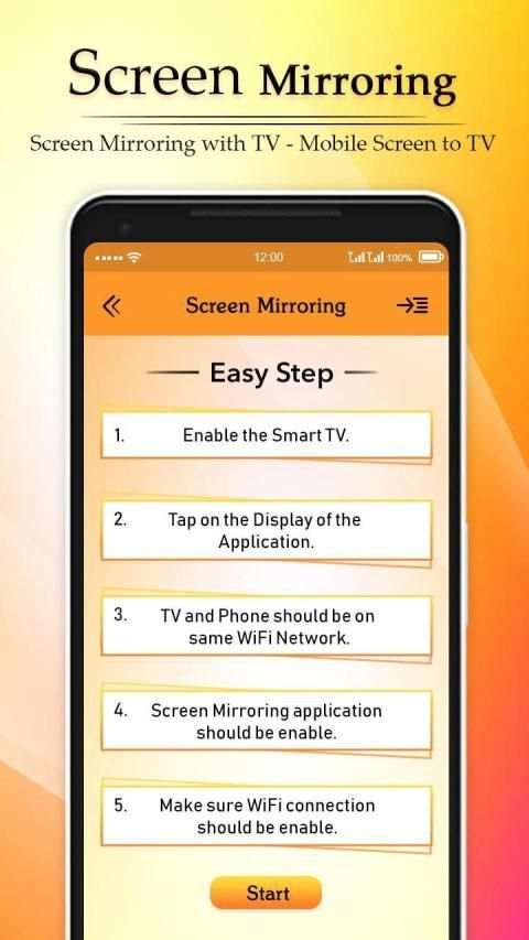 Screen Mirroring with TV-Mobile Mirroring All TV screenshot 4