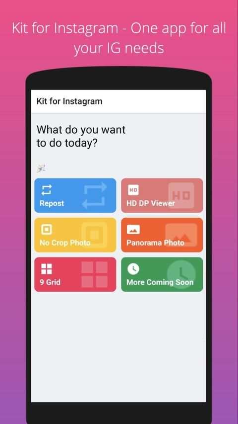 Kit for Instagram - Repost and Big Profile Photo screenshot 8