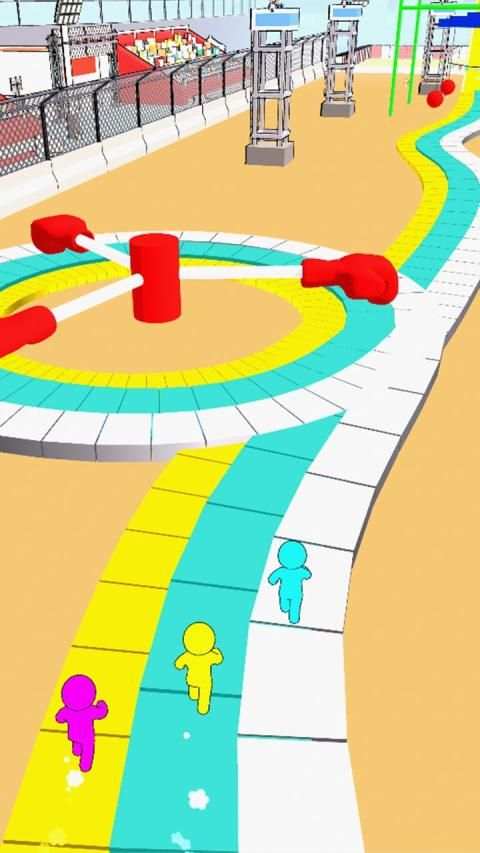 Stickman Race 3D स्क्रीनशॉट 1