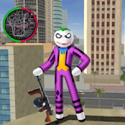 Joker Counter Stickman Rope Hero Crime OffRoad आइकन