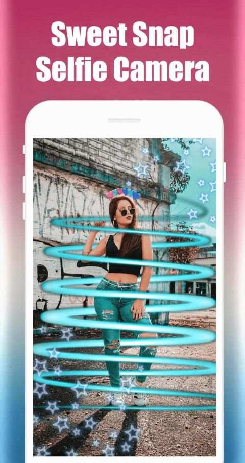 Sweet Snap Selfie Camera स्क्रीनशॉट 1