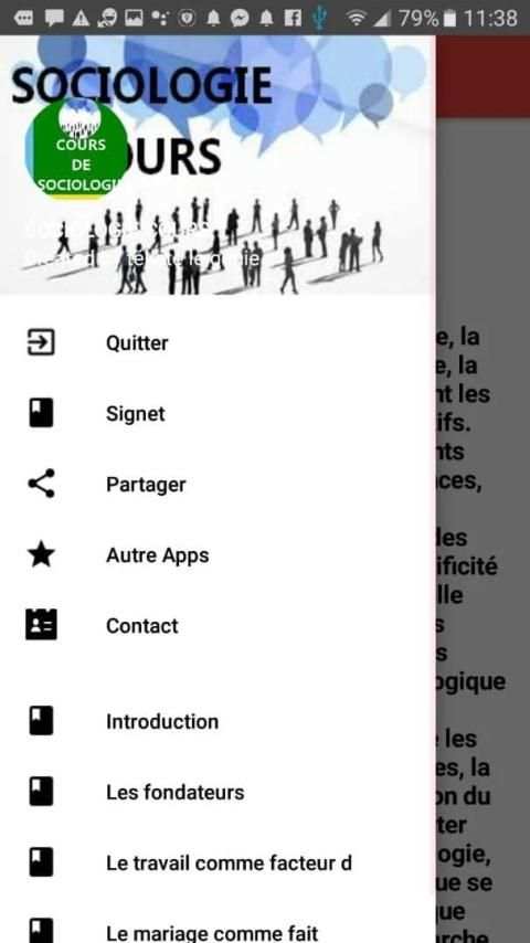 Sociologie Cours screenshot 1