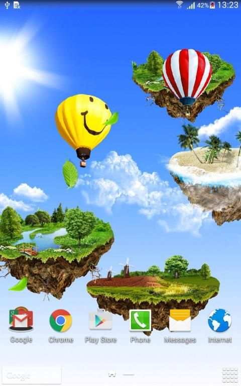 Flying Islands Live Wallpaper screenshot 2