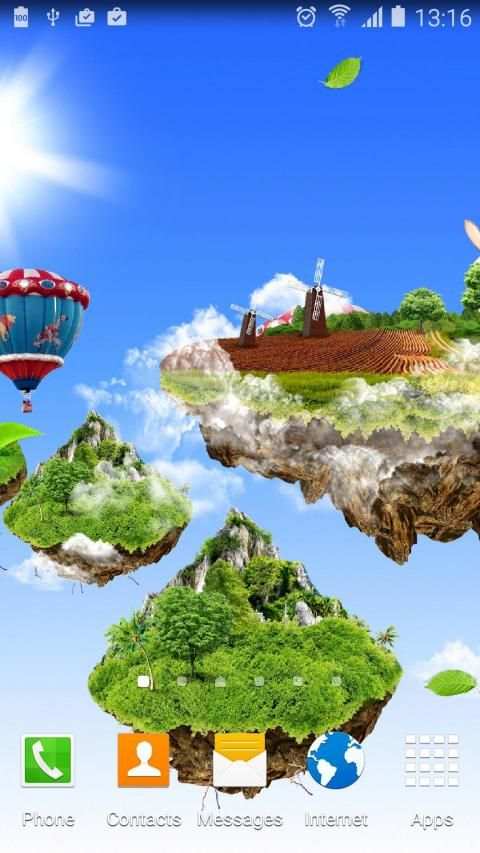 Flying Islands Live Wallpaper screenshot 7