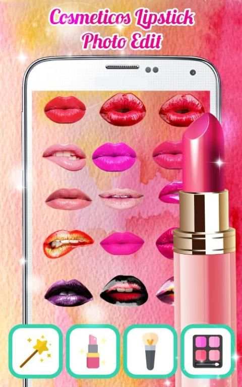 Cosmeticos Lipstick Photo Edit screenshot 2