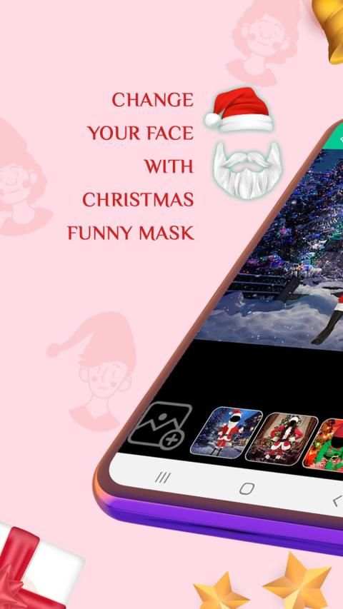 Santa Facemaker | Santa Photo Editor | Xmas face screenshot 1