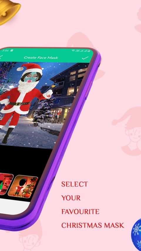 Santa Facemaker | Santa Photo Editor | Xmas face screenshot 2